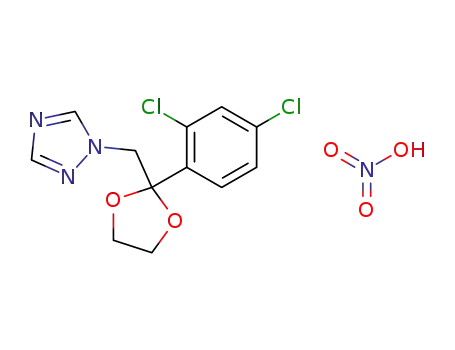 1-[[2-(2,4-dichlorophenyl)-1,3-dioxolan-2-yl]methyl]-1H-1,2,4-triazole nitrate
