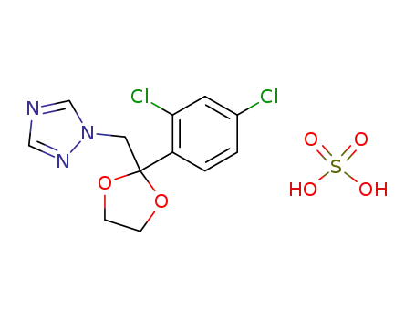1-[[2-(2,4-dichlorophenyl)-1,3-dioxolan-2-yl]methyl]-1H-1,2,4-triazole sulfate