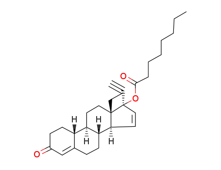 17α-ethynyl-18-methyl-17β-octanoyloxy-4,15-estradien-3-one