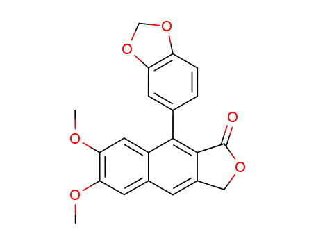 Molecular Structure of 17951-19-8 (Justicidin B)