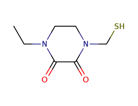 1-ethyl-4-(mercaptomethyl)-piperazine-2,3-dione