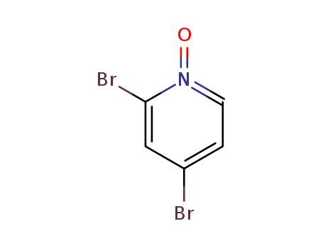 Molecular Structure of 117196-08-4 (2,4-Dibromopyridine-1-oxide)