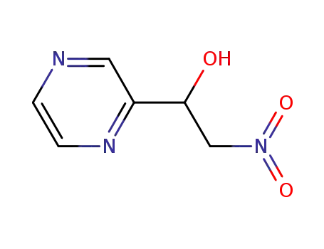 Molecular Structure of 854928-19-1 (Pyrazinemethanol, a-(nitromethyl)-)