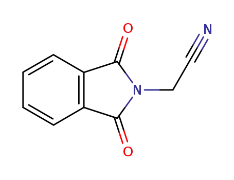 Molecular Structure of 3842-20-4 (2-(1,3-dioxoisoindolin-2-yl)acetonitrile)