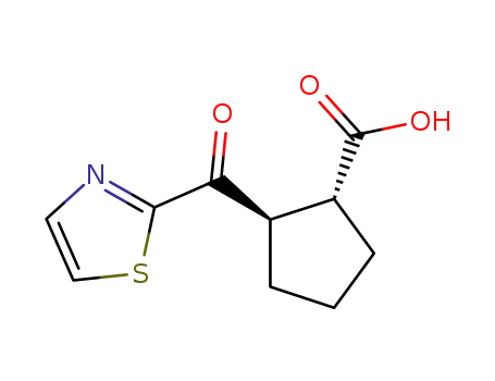 trans-2-(1,3-thiazol-2-ylcarbonyl)cyclopentanecarboxylic acid