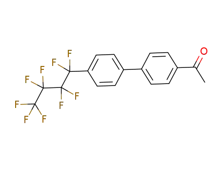 Molecular Structure of 677324-84-4 (Ethanone, 1-[4'-(nonafluorobutyl)[1,1'-biphenyl]-4-yl]-)