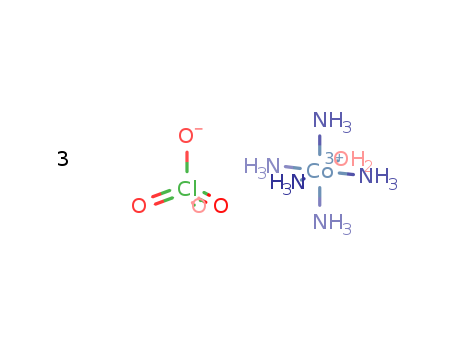 Molecular Structure of 13820-81-0 (PENTAAMMINEAQUACOBALT(III) CHLORATE			)