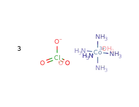 Molecular Structure of 13820-81-0 (PENTAAMMINEAQUACOBALT(III) CHLORATE			)