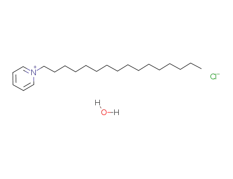 Molecular Structure of 6004-24-6 (Cetylpyridinium chloride monohydrate)