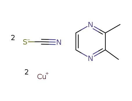 2,3-dimethylpyrazinobisthiocyanatodicopper(I)