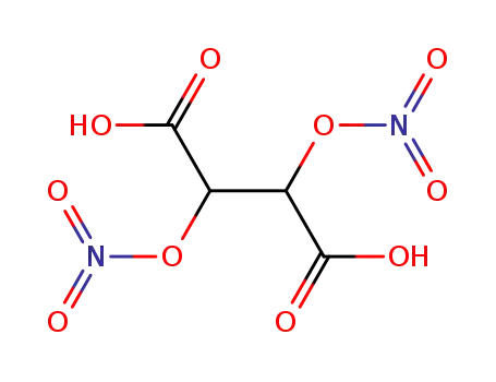 Molecular Structure of 610-20-8 (2,3-bis(nitrooxy)succinic acid)