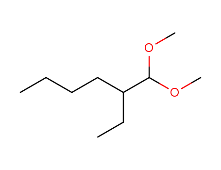 Molecular Structure of 14250-95-4 (2-ETHYLHEXANAL DIMETHYL ACETAL)