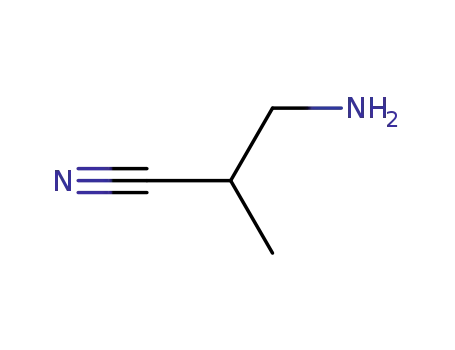 Molecular Structure of 96-16-2 (3-amino-2-methylpropiononitrile)