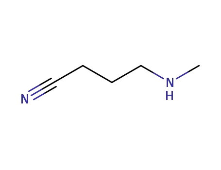 Molecular Structure of 31058-09-0 (Butanenitrile, 4-(methylamino)-)