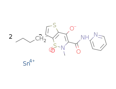dibutylbis[4-(hydroxy-κO)-2-methyl-N-(pyridin-2-yl-κN)-2H-thieno[2,3-e]-1,2-thiazine-3-carboxamide 1,1-dioxidato]tin
