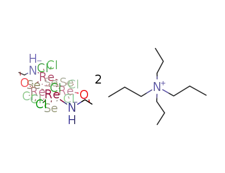 [N(C3H7)4]2[Re4Se4(acetamido)2Cl8]