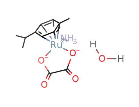 C12H17NO4Ru*H2O, orthorhombic