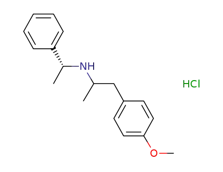 (+)-(R)-N-(1-phenylethyl)-N-[1-(p-methoxyphenyl)-2-propyl]amine hydrochloride