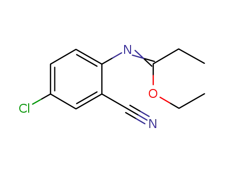 ethyl N-(4-chloro-2-cyanophenyl)propanimidate