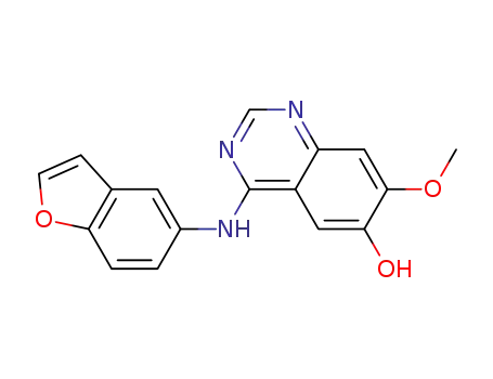 4-(Benzofuran-5-ylamino)-7-methoxyquinazolin-6-ol