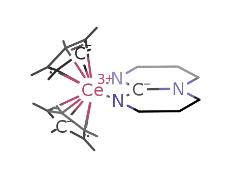 (C5Me5)2Ce(1,3,4,6,7,8-hexahydro-2H-pyrimido[1,2-a]pyrimidine)