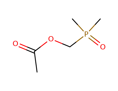 Molecular Structure of 50636-62-9 (Methanol, (dimethylphosphinyl)-, acetate)