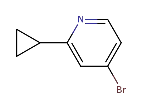 4-BROMO-2-CYCLOPROPYLPYRIDINE  CAS NO.1086381-28-3