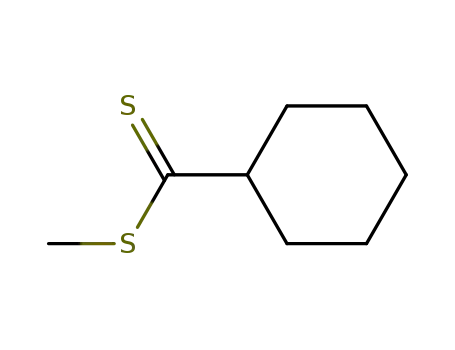 Molecular Structure of 5874-05-5 (Cyclohexanecarbodithioic acid, methyl ester)