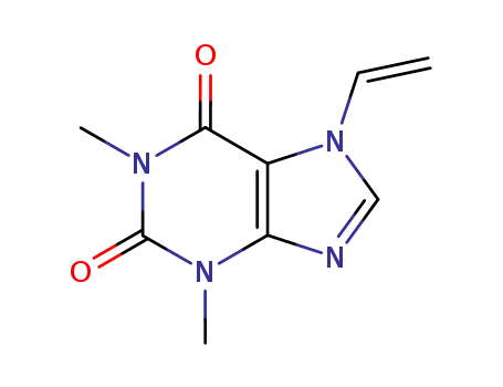 Molecular Structure of 22247-84-3 (7-ethenyl-1,3-dimethyl-3,7-dihydro-1H-purine-2,6-dione)