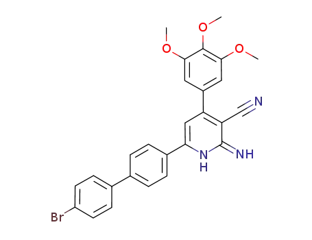 6-(4'-bromobiphenyl-4-yl)-2-imino-4-(3,4,5-trimethoxyphenyl)-1,2-dihydropyridine-3-carbonitrile
