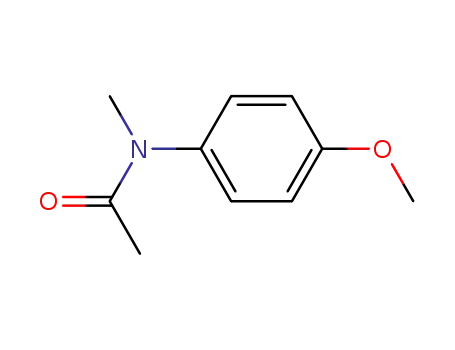 Molecular Structure of 35813-38-8 (N-Methyl-N-(4-methoxyphenyl)acetamide)