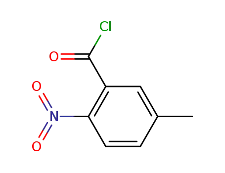 Molecular Structure of 38818-49-4 (5-methyl-2-nitrobenzoyl chloride)