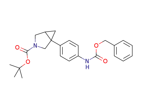 1-(4-benzyloxycarbonylamino-phenyl)-3-aza-bicyclo[3.1.0]hexane-3-carboxylic acid tert-butyl ester