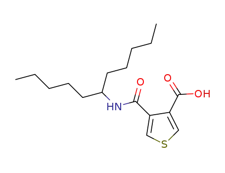 4-[[1-pentylhexylamino]carbonyl]-3-thiophenecarboxylic acid