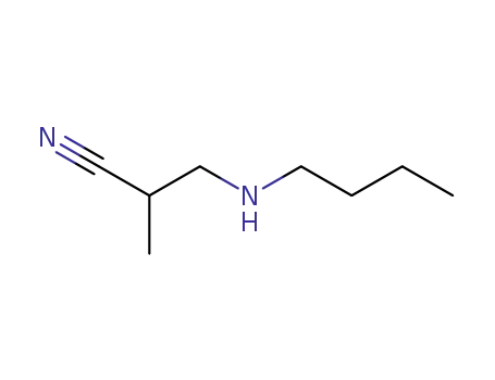 Molecular Structure of 63145-02-8 (3-(butylamino)-2-methylpropanenitrile)