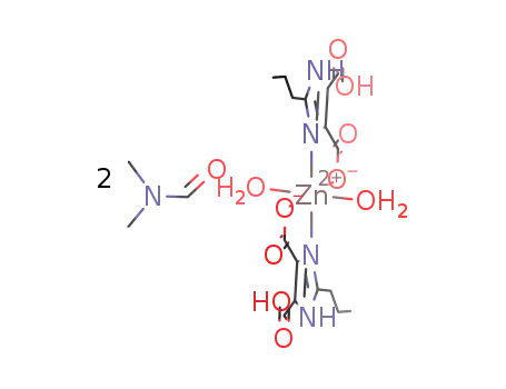 diaquabis(2-propyl-4,5-imidazoledicarboxylato)zinc(II) - N,N-dimethylformamide (1/2)