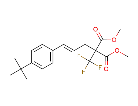 (E)-dimethyl 2-(3-(4-(tert-butyl)phenyl)allyl)-2-(trifluoromethyl)malonate