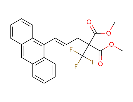 (E)-dimethyl 2-(3-(anthracen-9-yl)allyl)-2-(trifluoromethyl)malonate