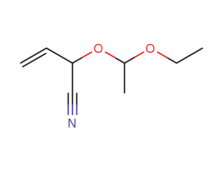 Molecular Structure of 72252-03-0 (2-(1-Ethoxyethoxy)but-3-enenitrile, 96%)