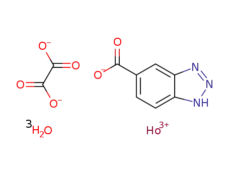 [holmium(III)(benzotriazole-5-carboxylate)(oxalate)(H2O)2] monohydrate