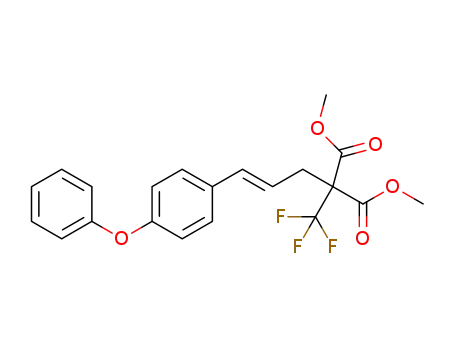 (E)-dimethyl 2-(3-(4-phenoxyphenyl)allyl)-2-(trifluoromethyl)malonate