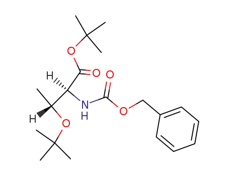Molecular Structure of 14437-51-5 (Z-THR(TBU)-OTBU)