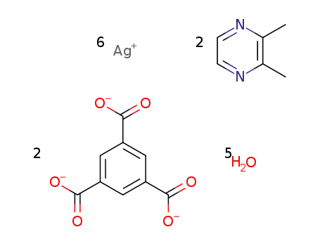 [Ag6(2,3-dimethylpyrazine)2(trimesic acid(-3H))2·5(water)]n