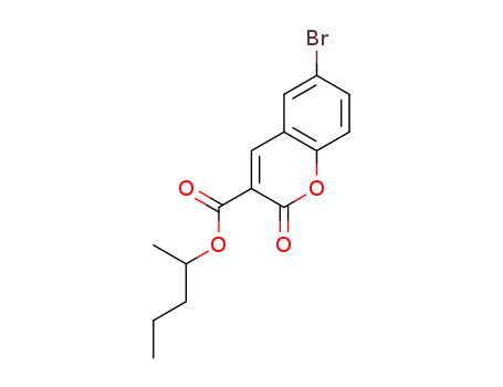 pentan-2-yl 6-bromo-2-oxo-2H-chromene-3-carboxylate