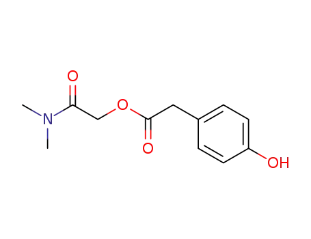 Benzeneacetic acid, 4-hydroxy-, 2-(dimethylamino)-2-oxoethyl ester