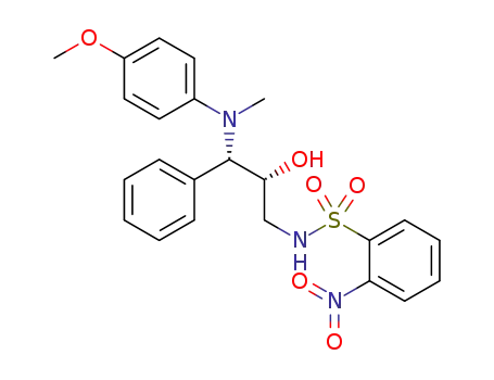 N-((2R,3S)-2-hydroxy-3-((4-methoxyphenyl)(methyl)amino)-3-phenylpropyl)-2-nitrobenzenesulfonamide