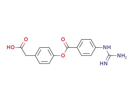 4-(4-guanidinobenzoyloxy)phenylacetic acid