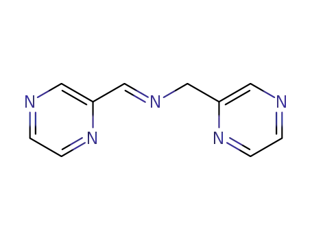 (E)-1-(pyrazin-2-yl)-N-(pyrazin-2-ylmethyl)methanimine