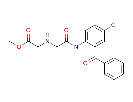({[(2-Benzoyl-4-chloro-phenyl)-methyl-carbamoyl]-methyl}-amino)-acetic acid methyl ester