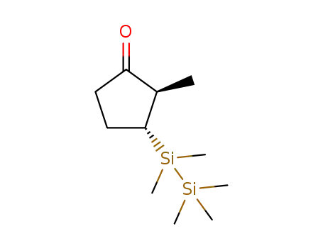 trans-2-methyl-3-(pentamethyldisilan-1-yl)cyclopentan-1-one
